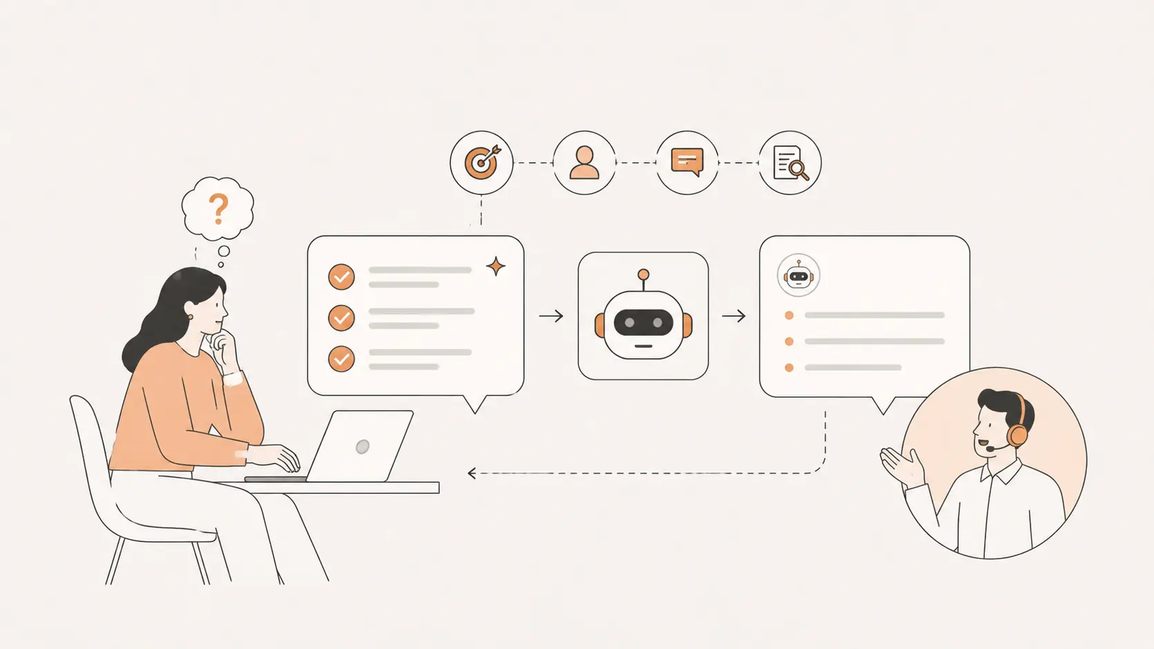 How to write prompts for a customer support AI