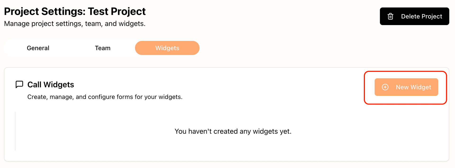 Create Glimpze widget